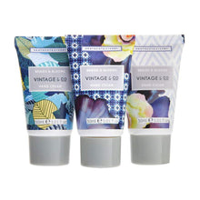 Load image into Gallery viewer, Vintage and Co Braids and Blooms Mini Hand Cream Trio - Zebra Blush
