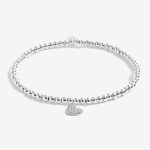 A LITTLE | ENCHANTING EIGHTEEN | Silver | Bracelet - Zebra Blush