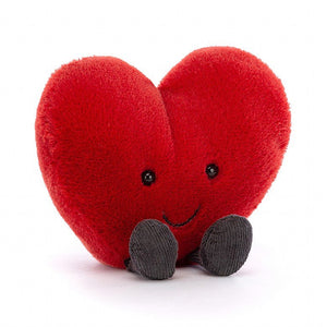 Amuseable Red Heart - Zebra Blush