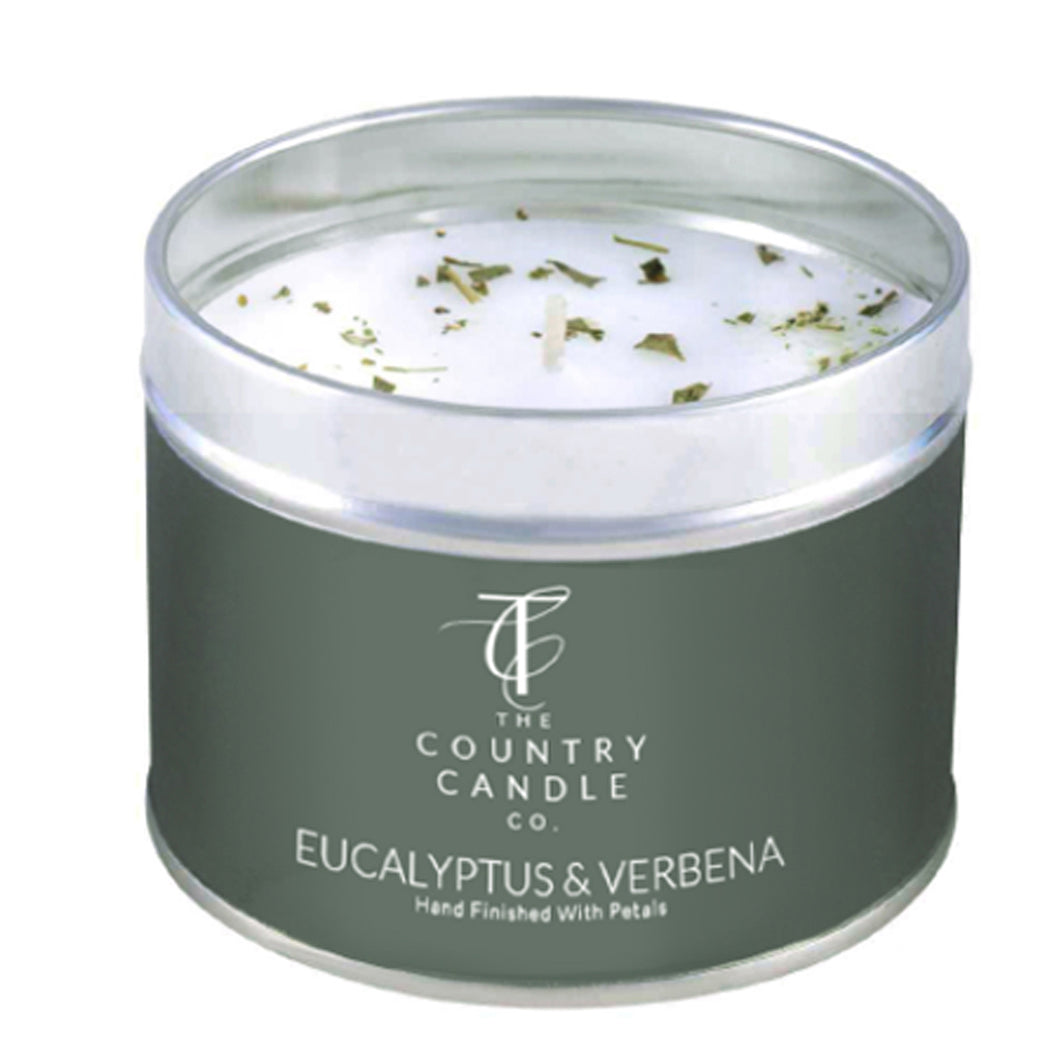 Eucalyptus & Verbena Tin Candle