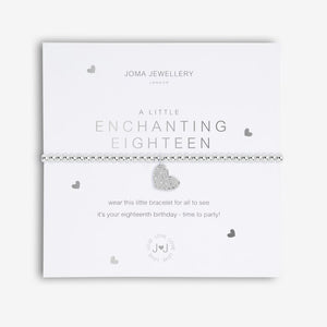 A LITTLE | ENCHANTING EIGHTEEN | Silver | Bracelet - Zebra Blush