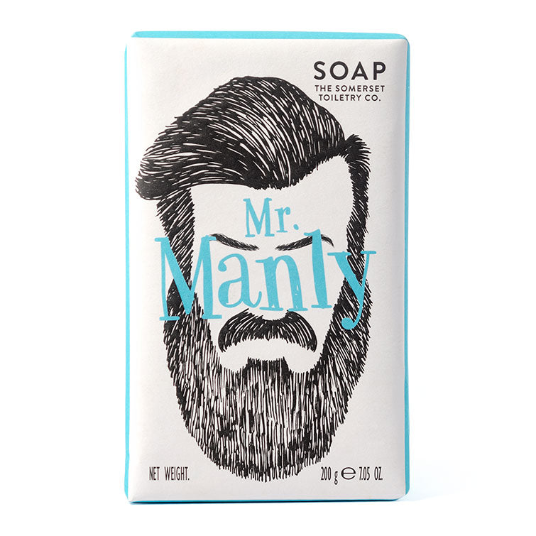 Mr Manly Soap – Sage 200g - Zebra Blush