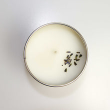 Load image into Gallery viewer, Lavender and Patchouli Tin Candle - Zebra Blush
