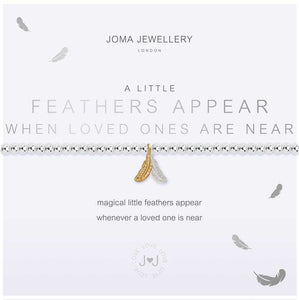 A Little Feathers Appear Bracelet - Zebra Blush