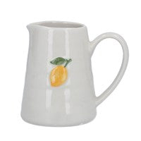 Ceramic Mini Jug 8cm - Lemon - Zebra Blush