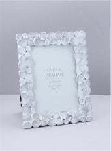 Load image into Gallery viewer, Resin Photo Frame (5x7) - White Wash Pebble - Zebra Blush
