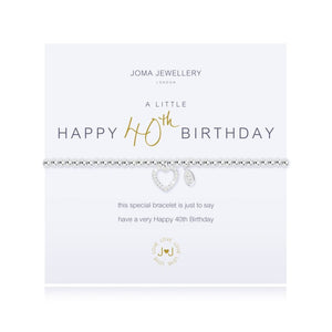 A LITTLE 40TH BIRTHDAY -BRACELET - Zebra Blush