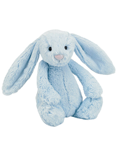 Bashful Blue Bunny-Medium - Zebra Blush