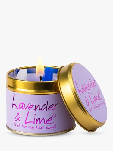 Lavender and Lime Tin Candle - Zebra Blush