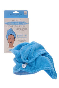 Infused Hair Turban Biotin - Zebra Blush