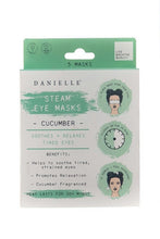 Load image into Gallery viewer, 5pc Cucumber Steam Eye Mask - Zebra Blush

