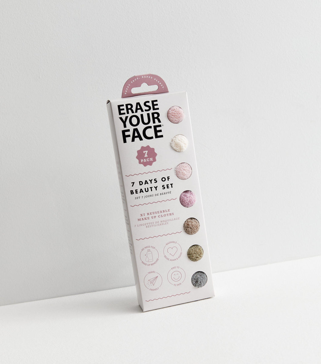 Erase your Face- Make Up Removing Cloths - Pastels - 7pk