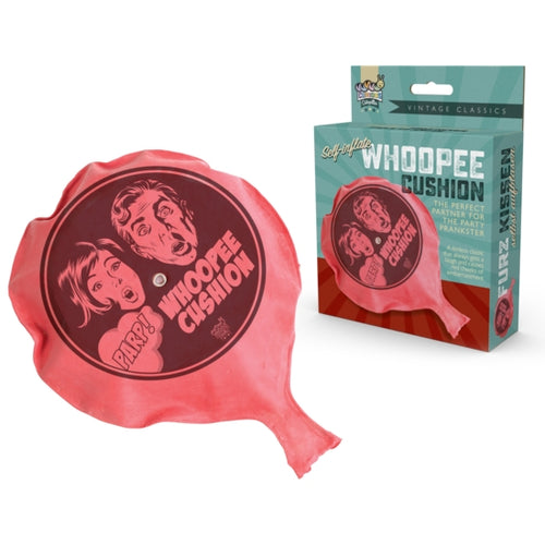 Self Inflating Whoopee Cushion - Zebra Blush