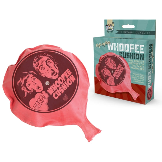 Self Inflating Whoopee Cushion - Zebra Blush