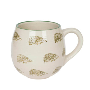 Mug - Stoneware - Patterned - Hedgehogs - Zebra Blush