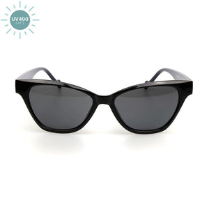 CLASSIC BLACK DEMI SUNGLASSES - 30010 - Zebra Blush