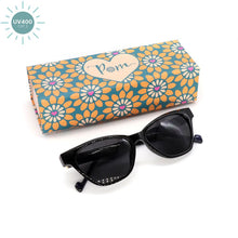 Load image into Gallery viewer, CLASSIC BLACK DEMI SUNGLASSES - 30010 - Zebra Blush
