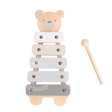 Load image into Gallery viewer, Bambino Wooden Toy Xylophone-Teddy - Zebra Blush
