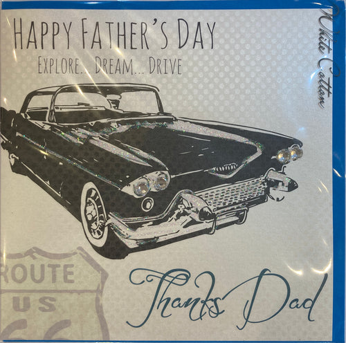 ‘Explore, Dream, Drive’ Card - Zebra Blush