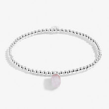Load image into Gallery viewer, AFFIRMATION CRYSTAL A LITTLE LOVE BRACELET - Zebra Blush
