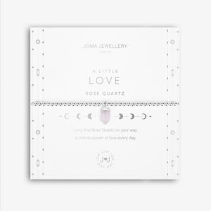 AFFIRMATION CRYSTAL A LITTLE LOVE BRACELET - Zebra Blush