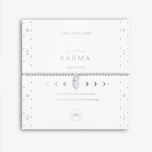 AFFIRMATION CRYSTAL A LITTLE KARMA BRACELET - Zebra Blush
