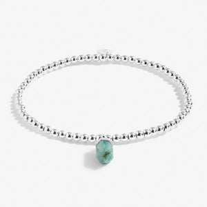 AFFIRMATION CRYSTAL A LITTLE HAPPINESS BRACELET - Zebra Blush