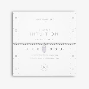 AFFIRMATION CRYSTAL A LITTLE INTUITION BRACELET - Zebra Blush