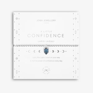 AFFIRMATION CRYSTAL A LITTLE CONFIDENCE BRACELET - Zebra Blush