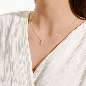 AFFIRMATION CRYSTAL A LITTLE INTUITION NECKLACE - Zebra Blush