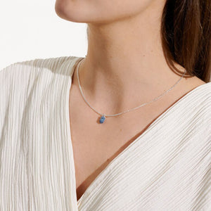 AFFIRMATION CRYSTAL A LITTLE CONFIDENCE NECKLACE - Zebra Blush