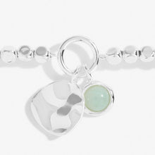 Load image into Gallery viewer, SPIRIT STONES | AMAZONITE | Silver | Bracelet | 17.5cm stretch - Zebra Blush
