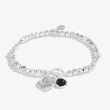 Load image into Gallery viewer, SPIRIT STONES | BLUE SANDSTONE | Silver | Bracelet | 17.5cm stretch - Zebra Blush
