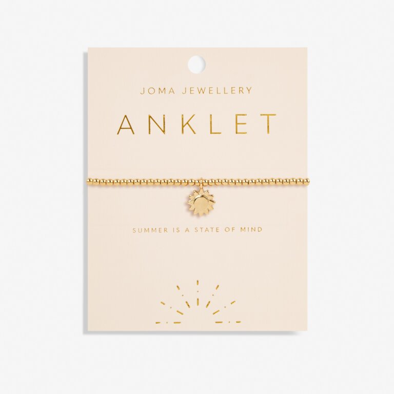 Anklet Gold Sun