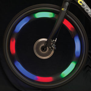 LED Colour Changing Cycle Spoke Lights - Zebra Blush
