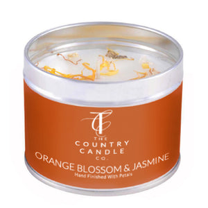 Orange Blossom & Jasmine Tin Candle