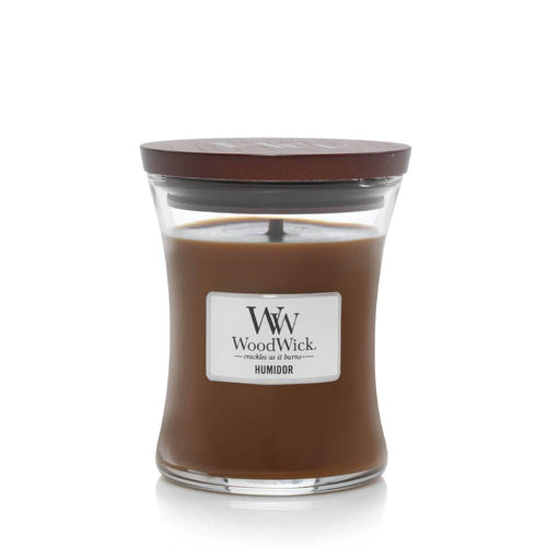 Humidor Woodwick Medium Candle - Zebra Blush