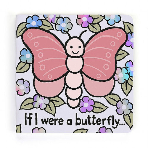 If I Were A Butterfly Book - Zebra Blush