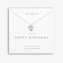 Load image into Gallery viewer, A Little Happy Birthday Silver Necklace

