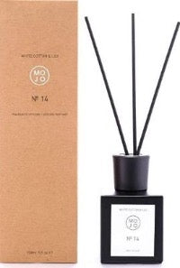 MOJO WHITE COTTON AND LILY REED DIFFUSER No. 14 - Zebra Blush
