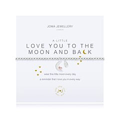 A Little ‘Love you to the moon and back’ Bracelet - Zebra Blush