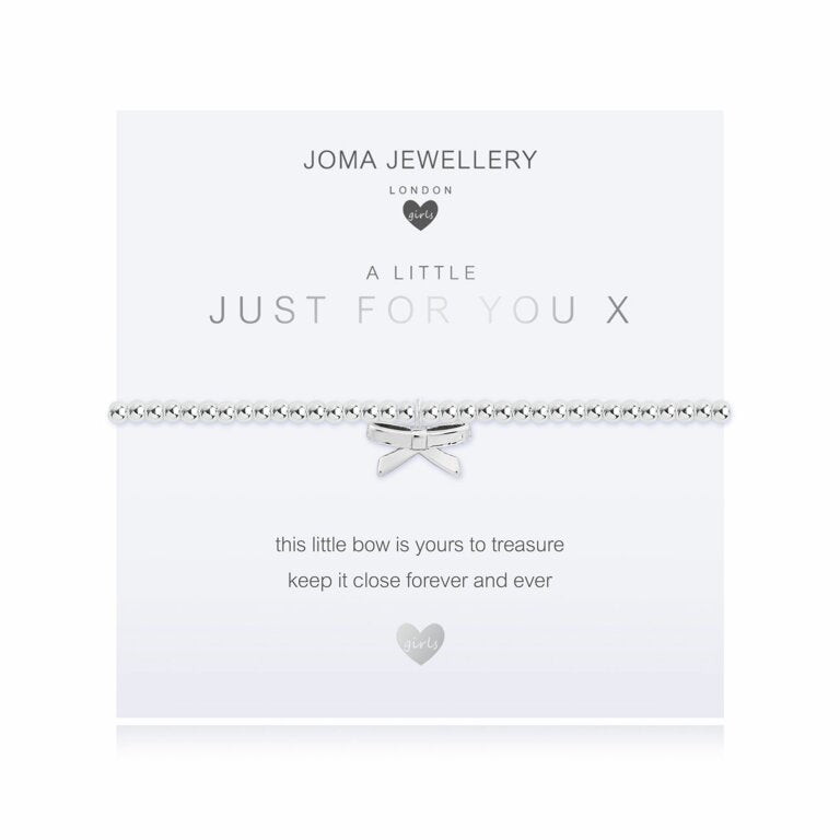 A Little Just For You X  Silver  Bracelet 15.5cm stretch