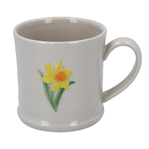 Ceramic Mini Mug- Daffodil - Zebra Blush