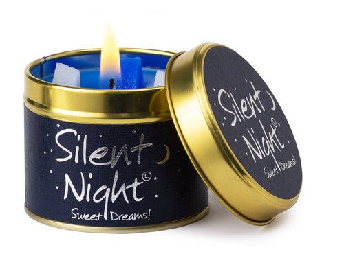 Silent Night Scented Tin Candle - Zebra Blush