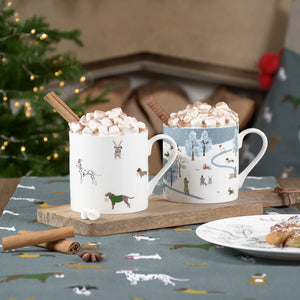 Mug Standard Scene Christmas Dogs