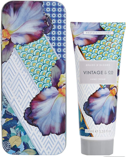 Vintage and Co Braids and Blooms Hand Cream-100ml - Zebra Blush
