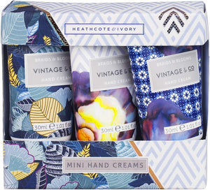Vintage and Co Braids and Blooms Mini Hand Cream Trio - Zebra Blush