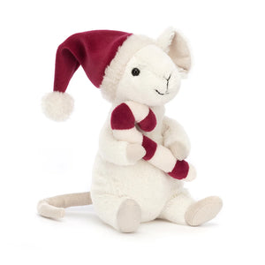Merry Mouse Candy Cane - Zebra Blush