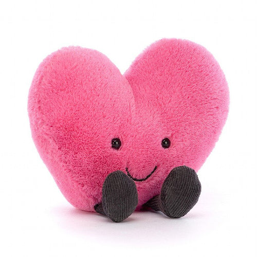 Amuseable Hot Pink Heart - Zebra Blush