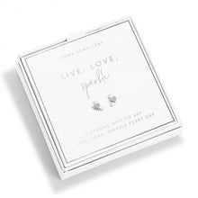 Load image into Gallery viewer, Beautifully Boxed A Little&#39; Live Love Sparkle&#39; Earrings
